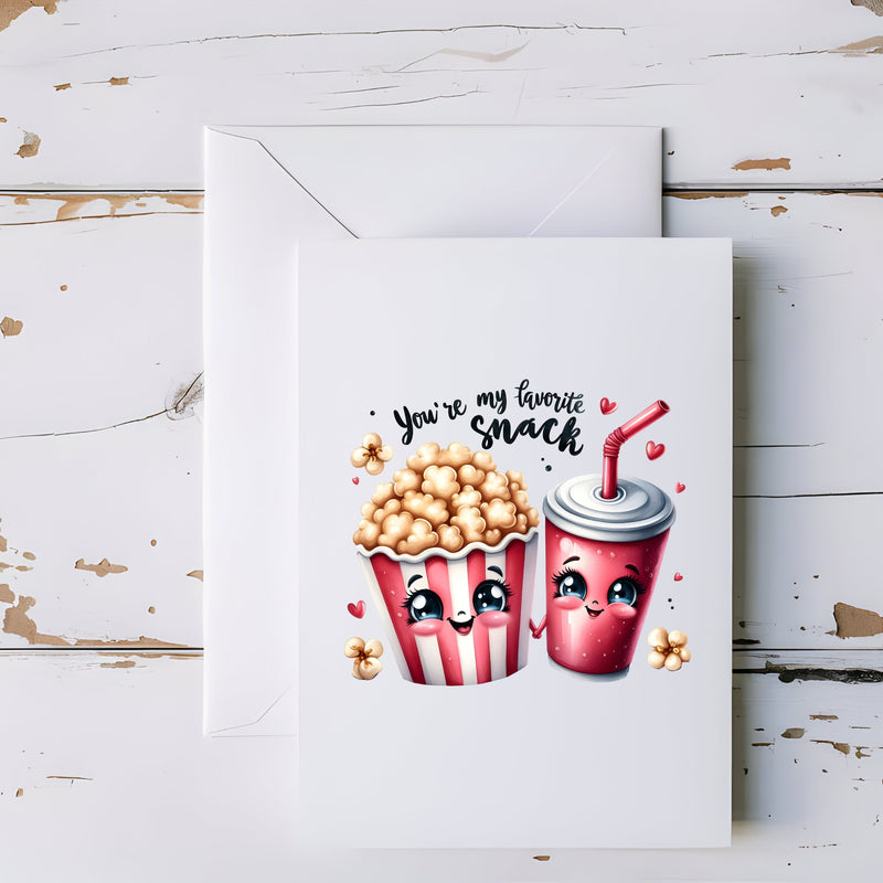 You’re My Favorite Snack Greeting Card - 5x7"