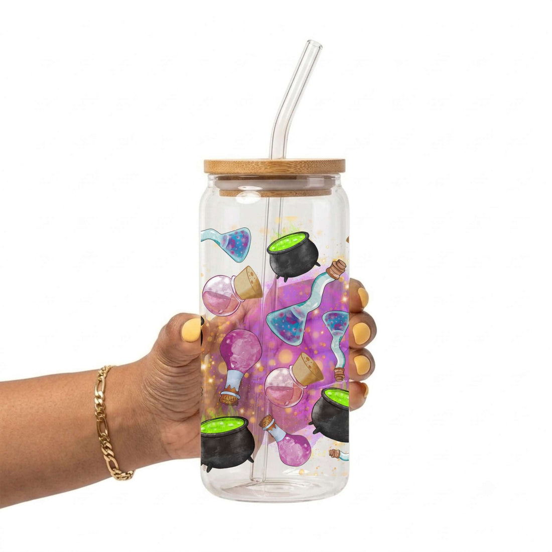 Witches Brew Glass Cup