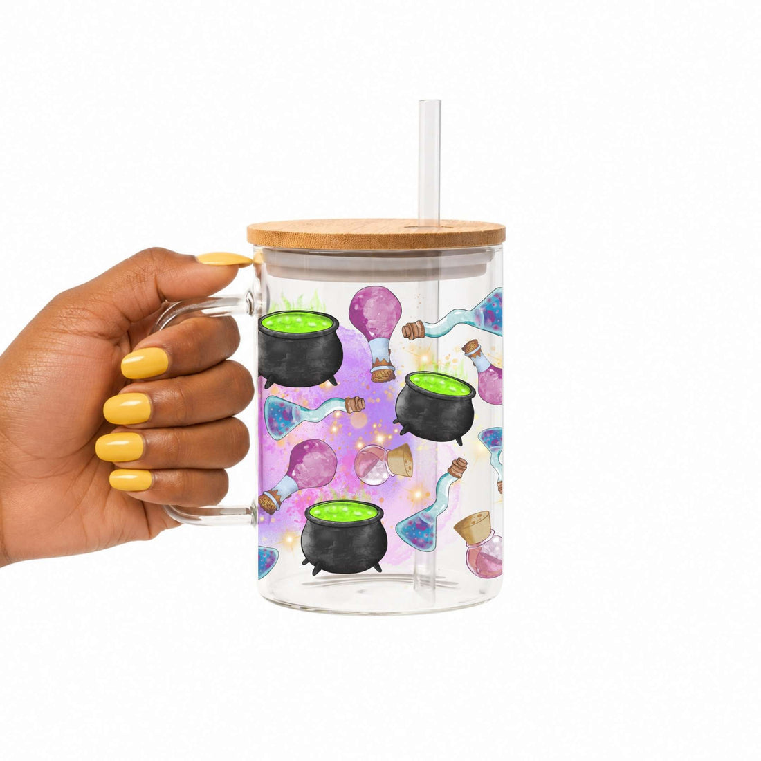 Witches Brew Glass Cup