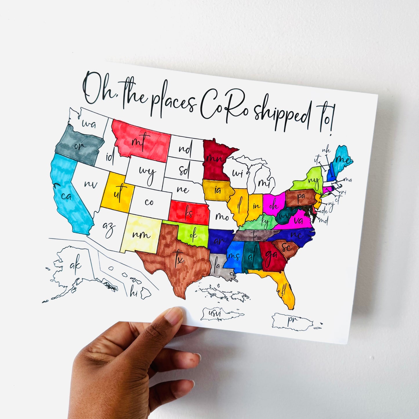 USA Small Business Sales Map