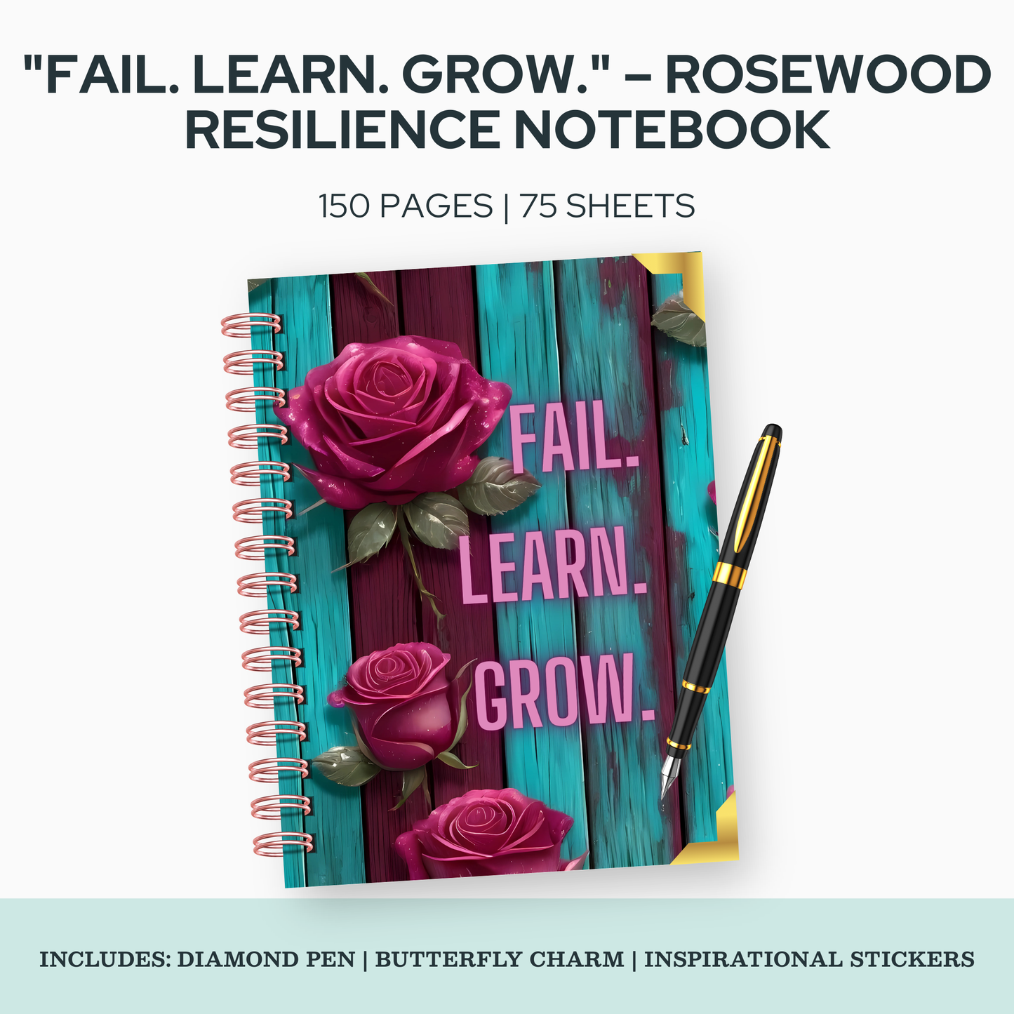 Fail. Learn. Grow. – Rosewood Resilience Notebook
