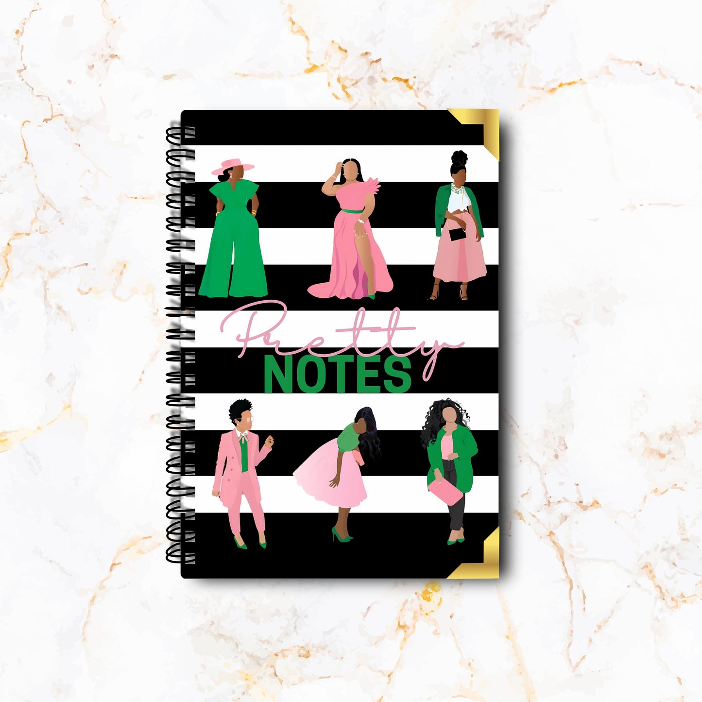 Pretty Notes Luxe Sorority Notebook