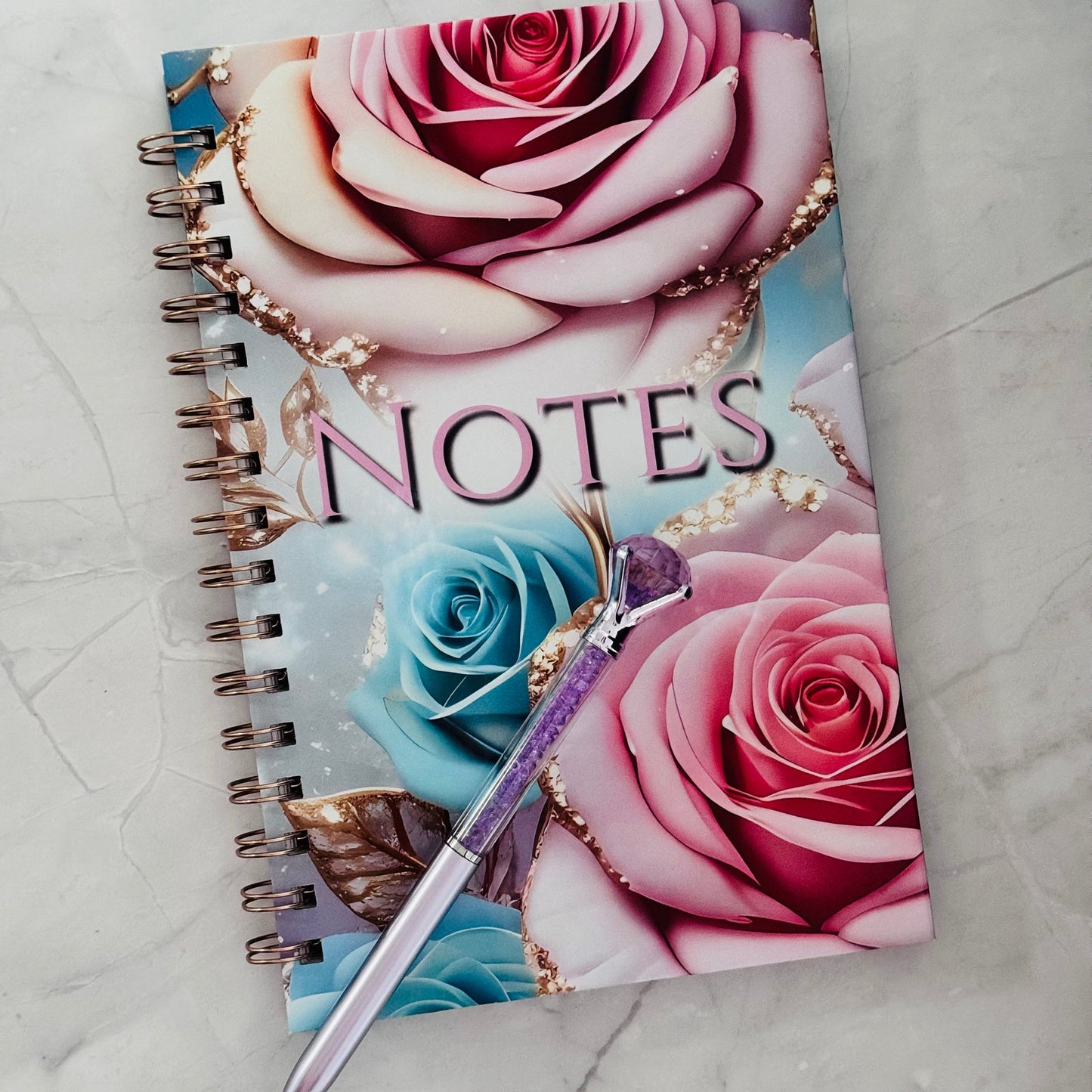 Golden Garden – Luxe Bloom Notebook