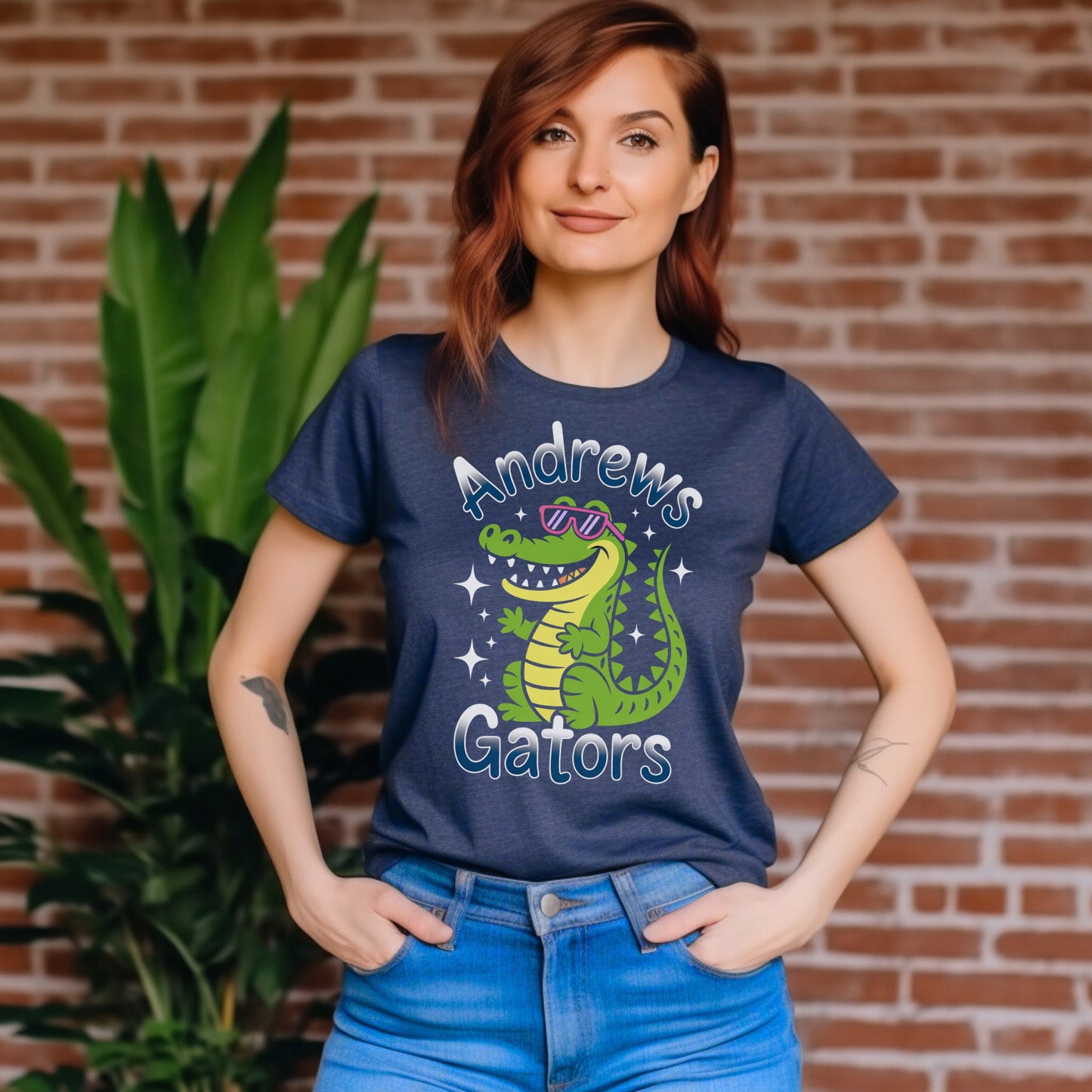 Personalized Andrews Gators Teacher Tee – Custom Back-to-School Spirit Shirt T-Shirt