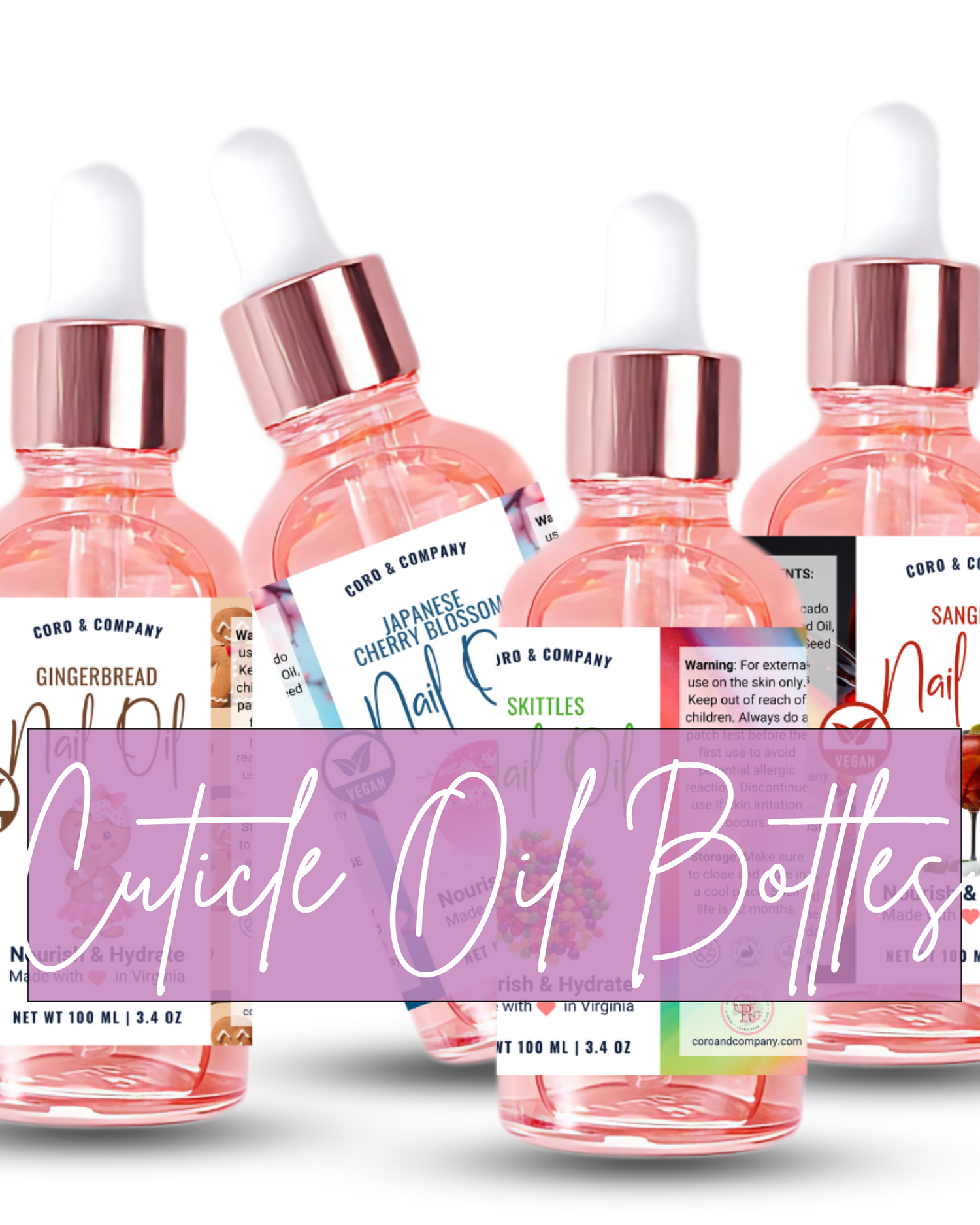 Cuticle Oil Bottles