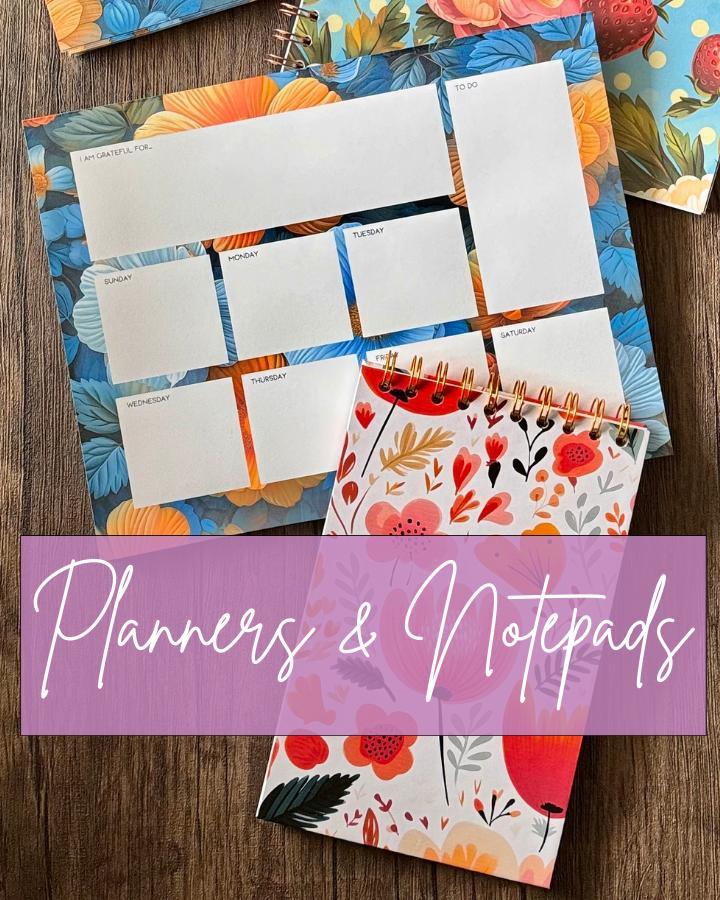 Weekly Planner Notepads, 8.5x11