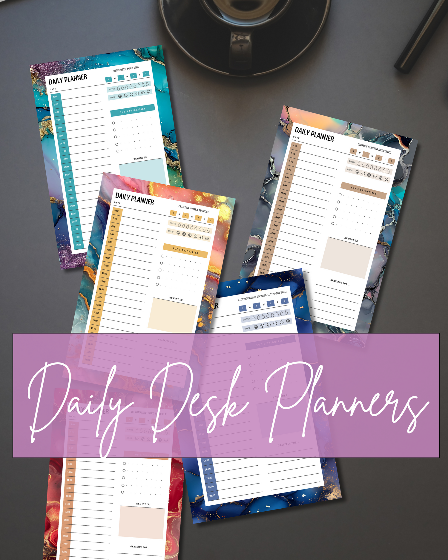 Daily Desk Planners