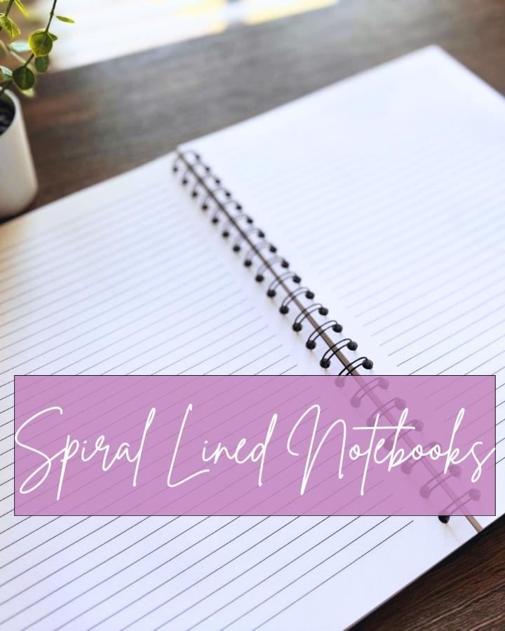 Spiral Lined Notebooks