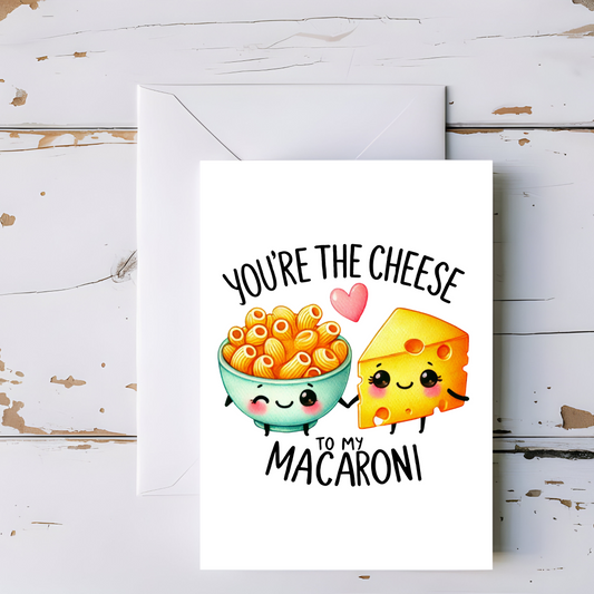 Mac and Cheese Greeting Card