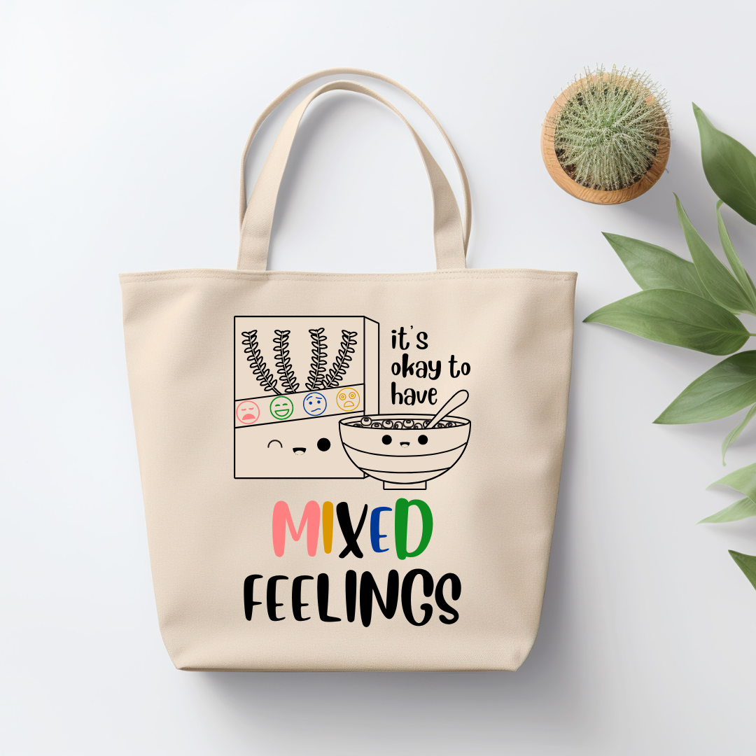 Mixed Feelings Tote Bag Tote Bag