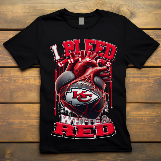 I Bleed Chiefs Tee • Unisex T-Shirt