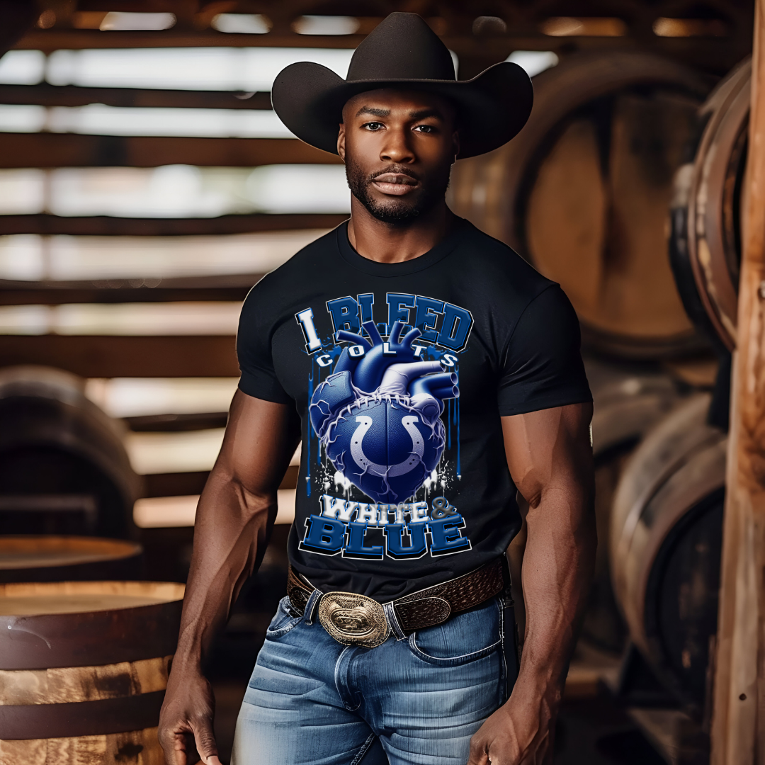 I Bleed Colts Tee • Unisex T-Shirt T-Shirt