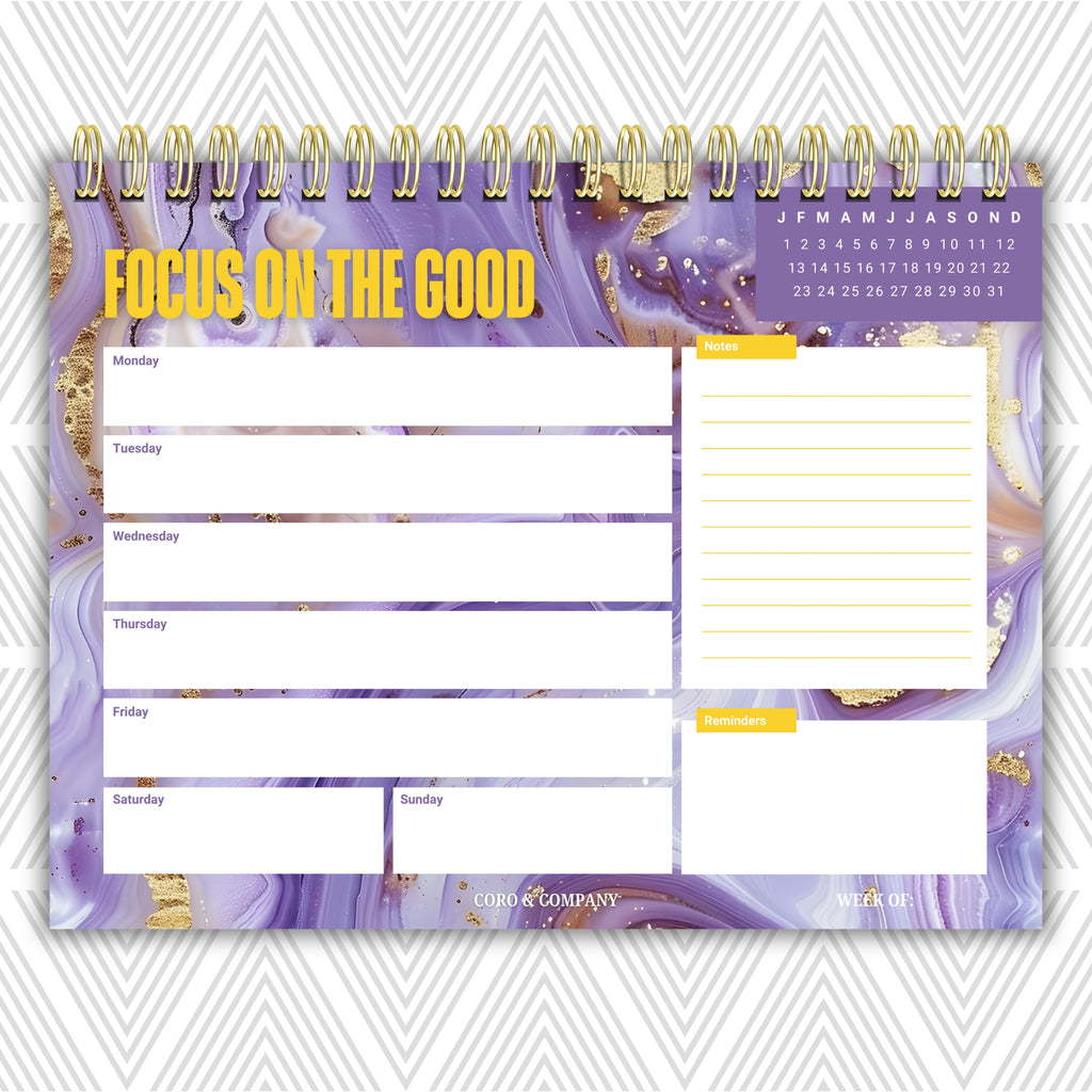 Weekly Desk Planner • 8.5 x 11" - CoRo & Company