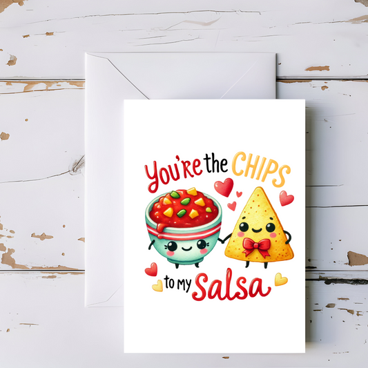 Chips and Salsa Greeting Card
