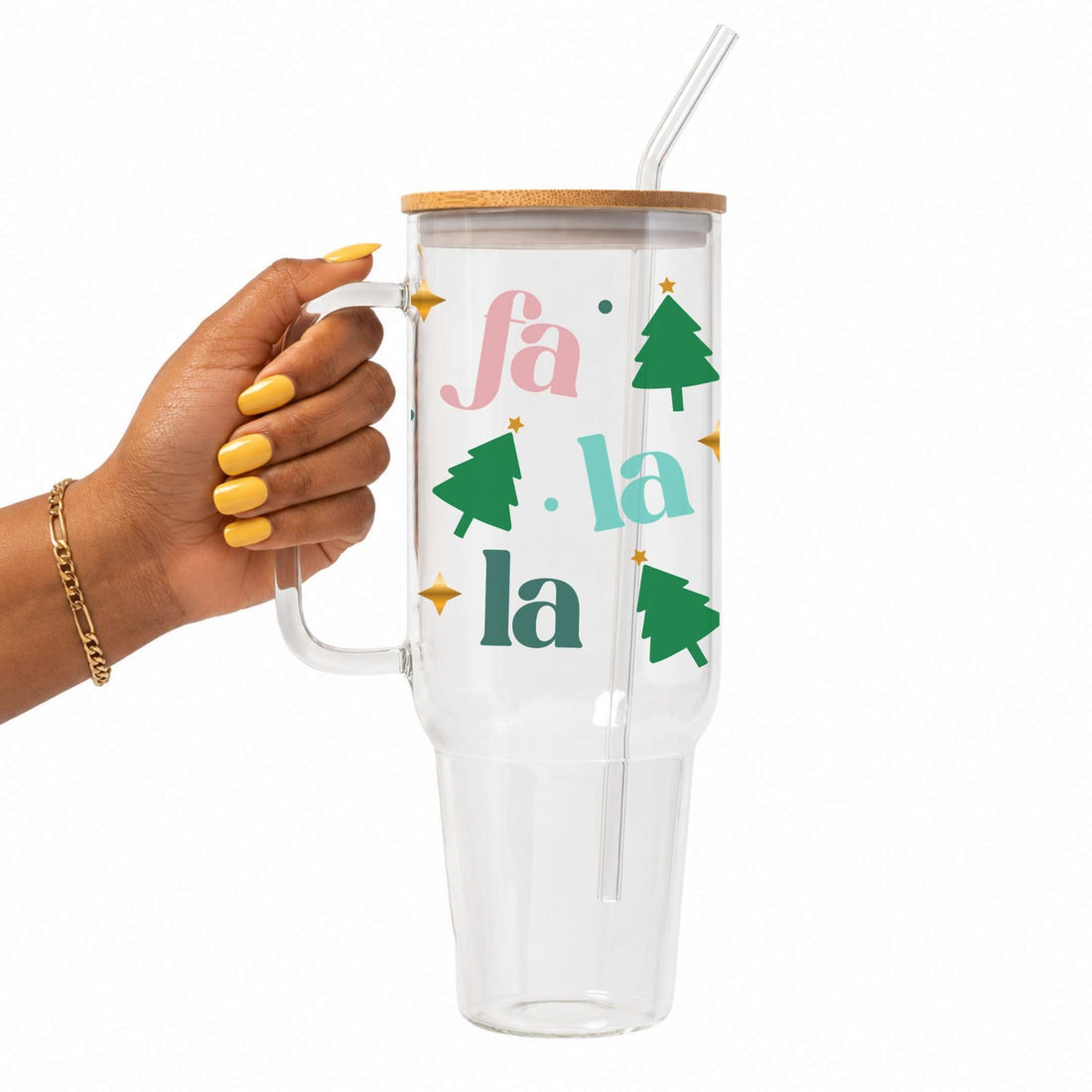 Fa La La Glass Cup
