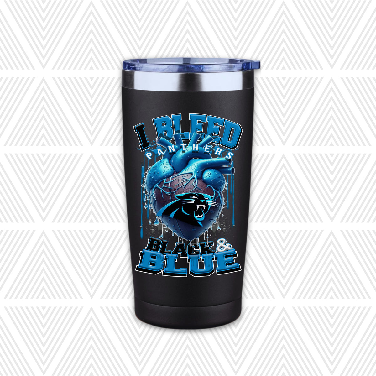 I Bleed Football Team 20oz Tumbler