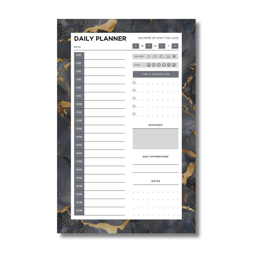 Dark Terror Desktop Daily Planner • 6 x 9"