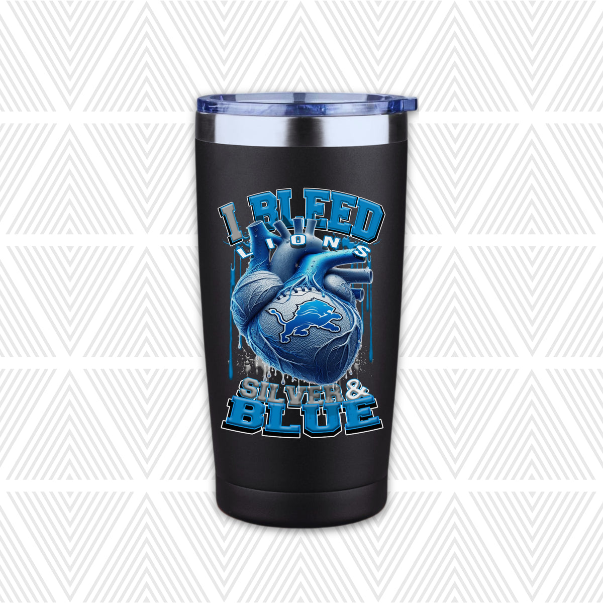 I Bleed Football Team 20oz Tumbler