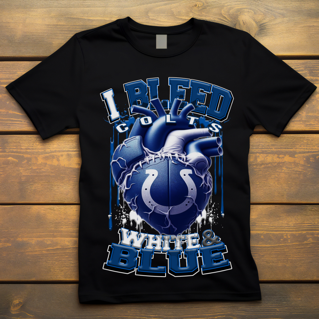 I Bleed Colts Tee • Unisex T-Shirt T-Shirt