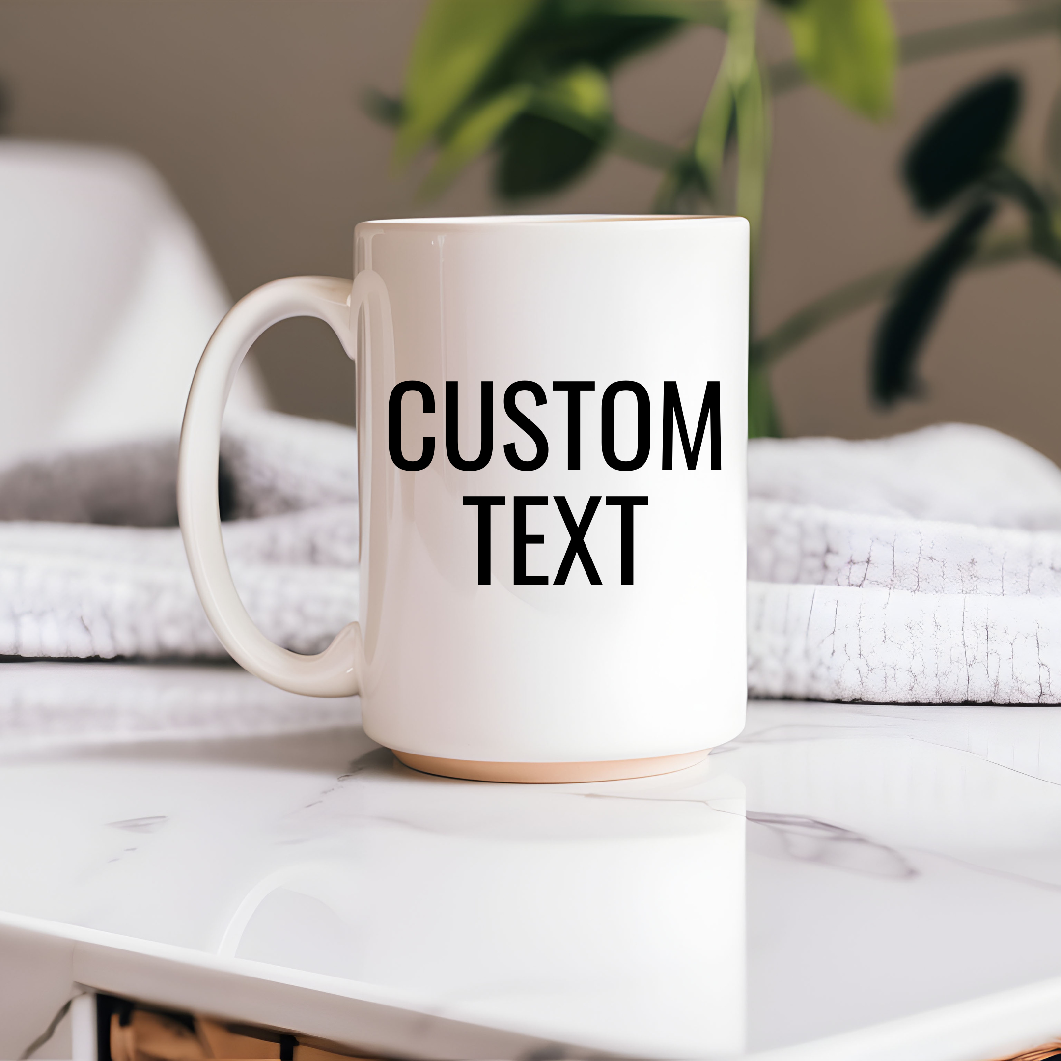 Personalized Coffee Mug • Photo, Logo, or Text 15 oz Mug