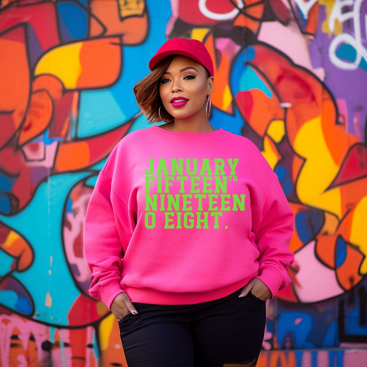 Vintage AKA January Fifteenth Crewneck Pullover Sweatshirt CoRo & Company