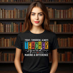 Today, Tomorrow Teacher Tee – Inspirational Teacher Graphic Shirt T-Shirt