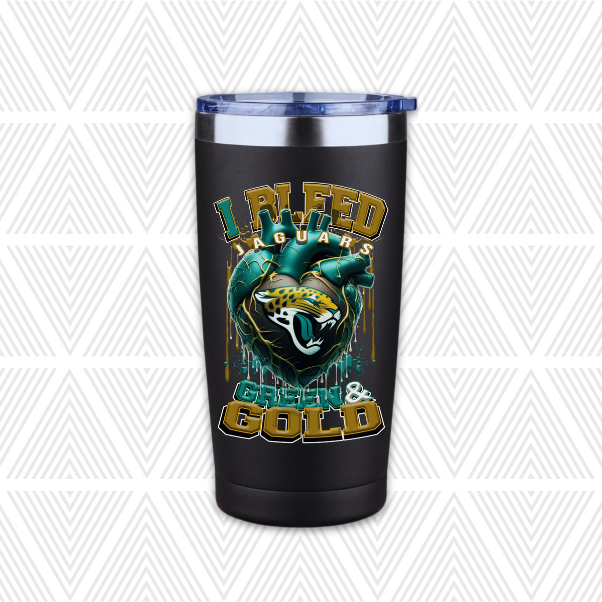 I Bleed Football Team 20oz Tumbler
