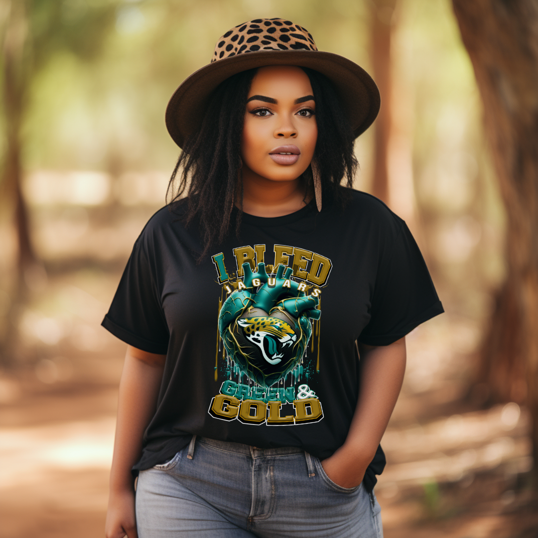 I Bleed Jaguars Tee • Unisex T-Shirt T-Shirt
