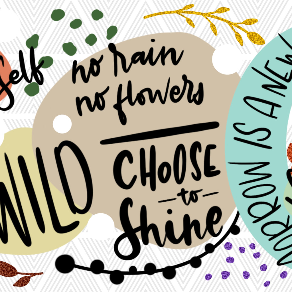 Stay Wild Glass Cup, Mug & Tumbler with Lid and Straw