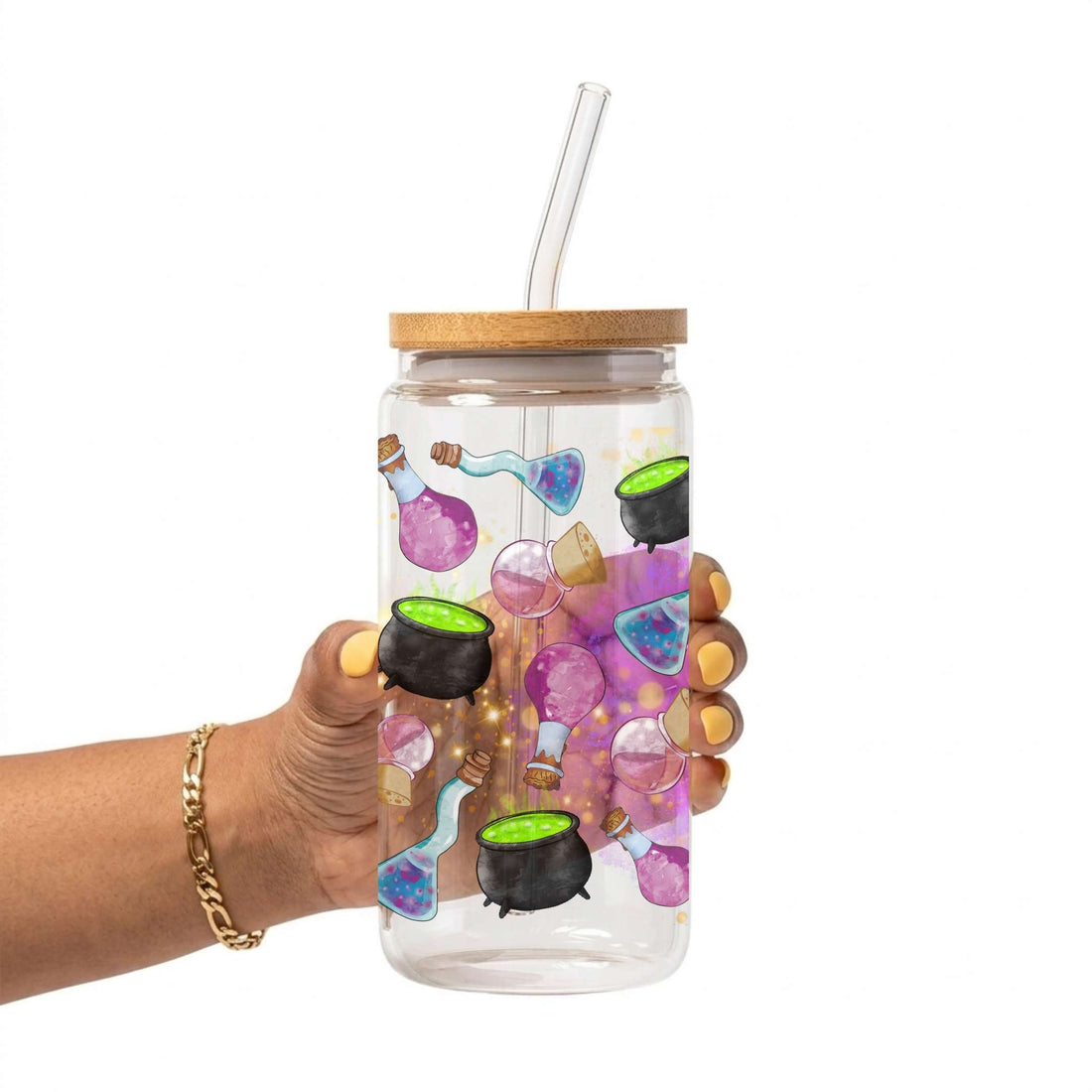 Witches Brew Glass Cup