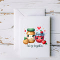 We Go Together Peanut Butter and Jelly Greeting Card - 5x7" - CoRo & Company