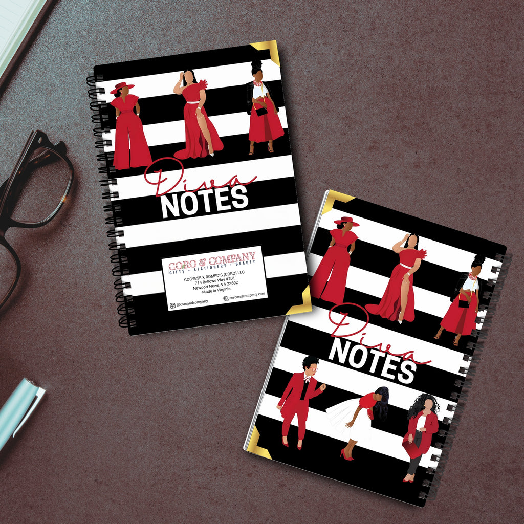 Diva Notes Luxe Sorority Notebook Notebook