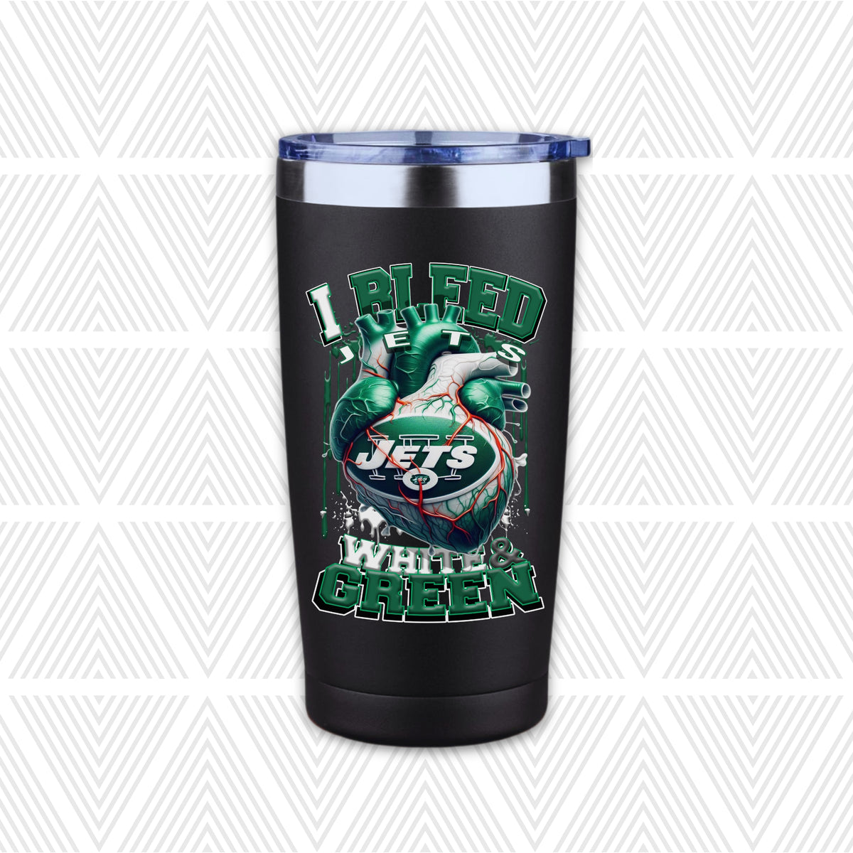 I Bleed Football Team 20oz Tumbler