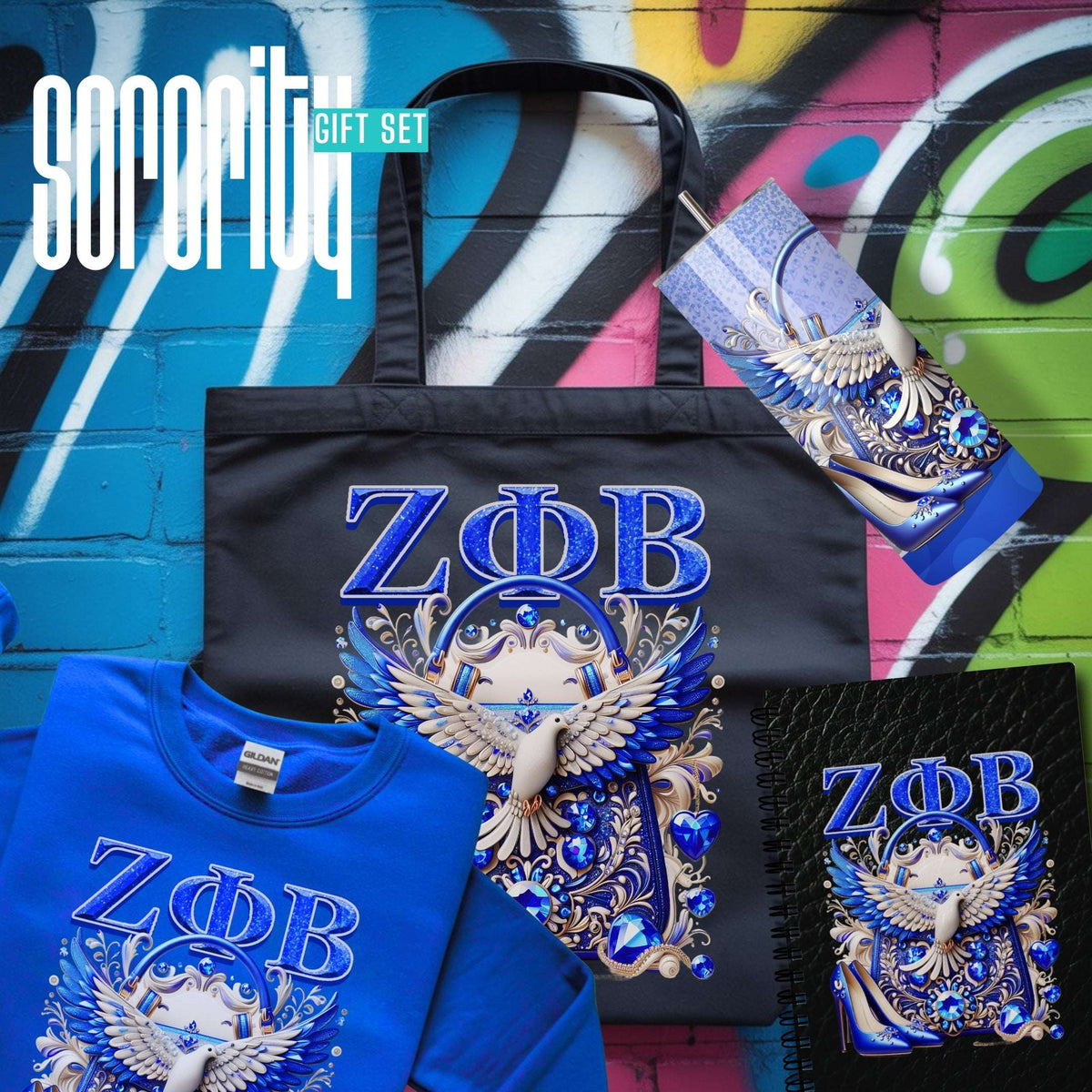 Zeta Phi Beta Luxury Sorority Gift Set - CoRo & Company
