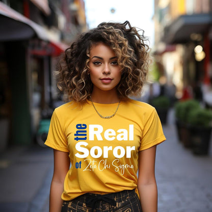 The Real Soror Tee • Sorority T-Shirt • Crew Neck