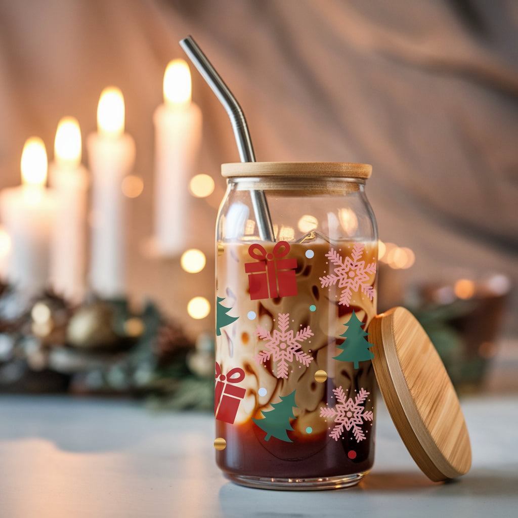 Ho Ho Ho Cup With Lid and Straw