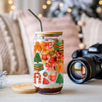 All Booked For Christmas Cup With Lid And Straw - CoRo & Company
