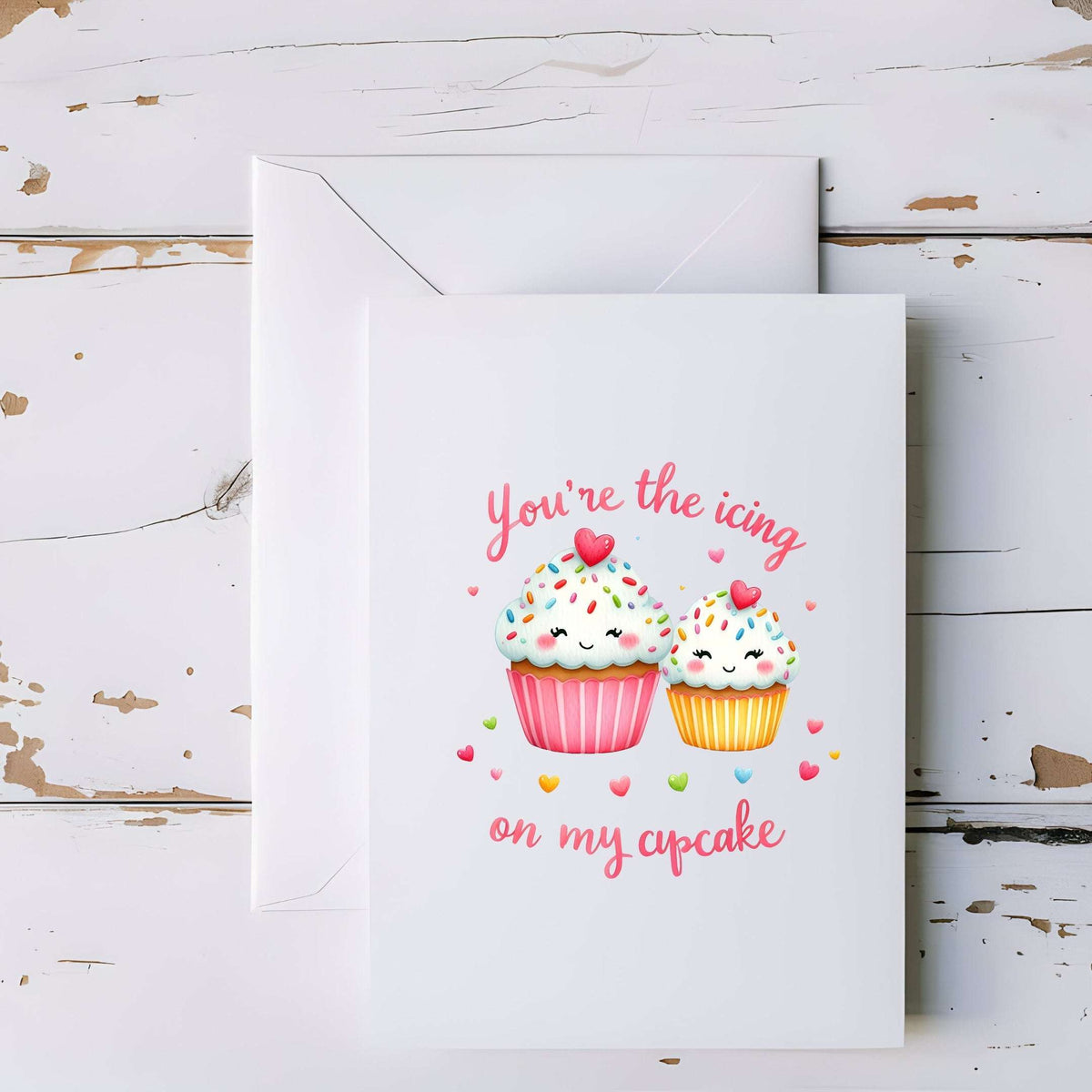 You’re the Icing on My Cupcake Greeting Card - 5x7" - CoRo & Company