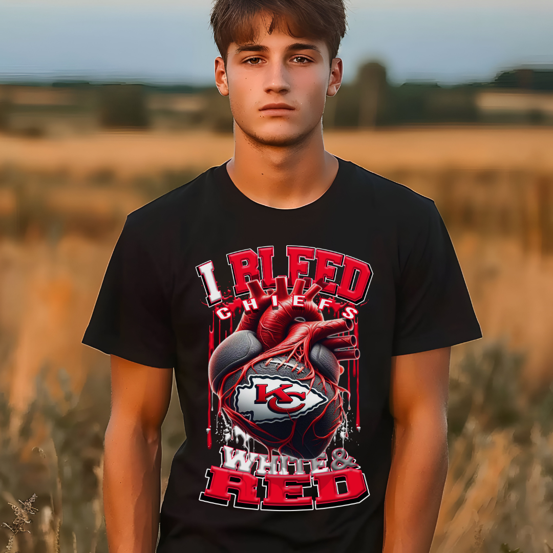 I Bleed Chiefs Tee • Unisex T-Shirt