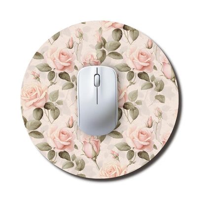 Soft Cottagecore Round Mouse Pad