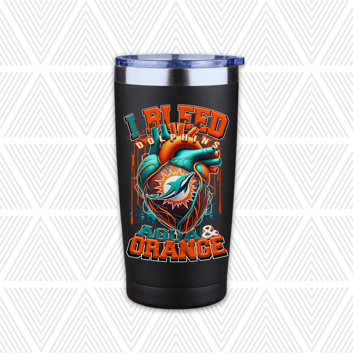 I Bleed Football Team 20oz Tumbler
