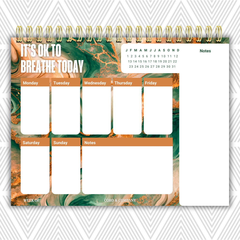 Weekly Desk Planner • 8.5 x 11" - CoRo & Company