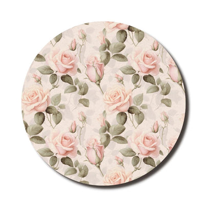 Soft Cottagecore Round Mouse Pad