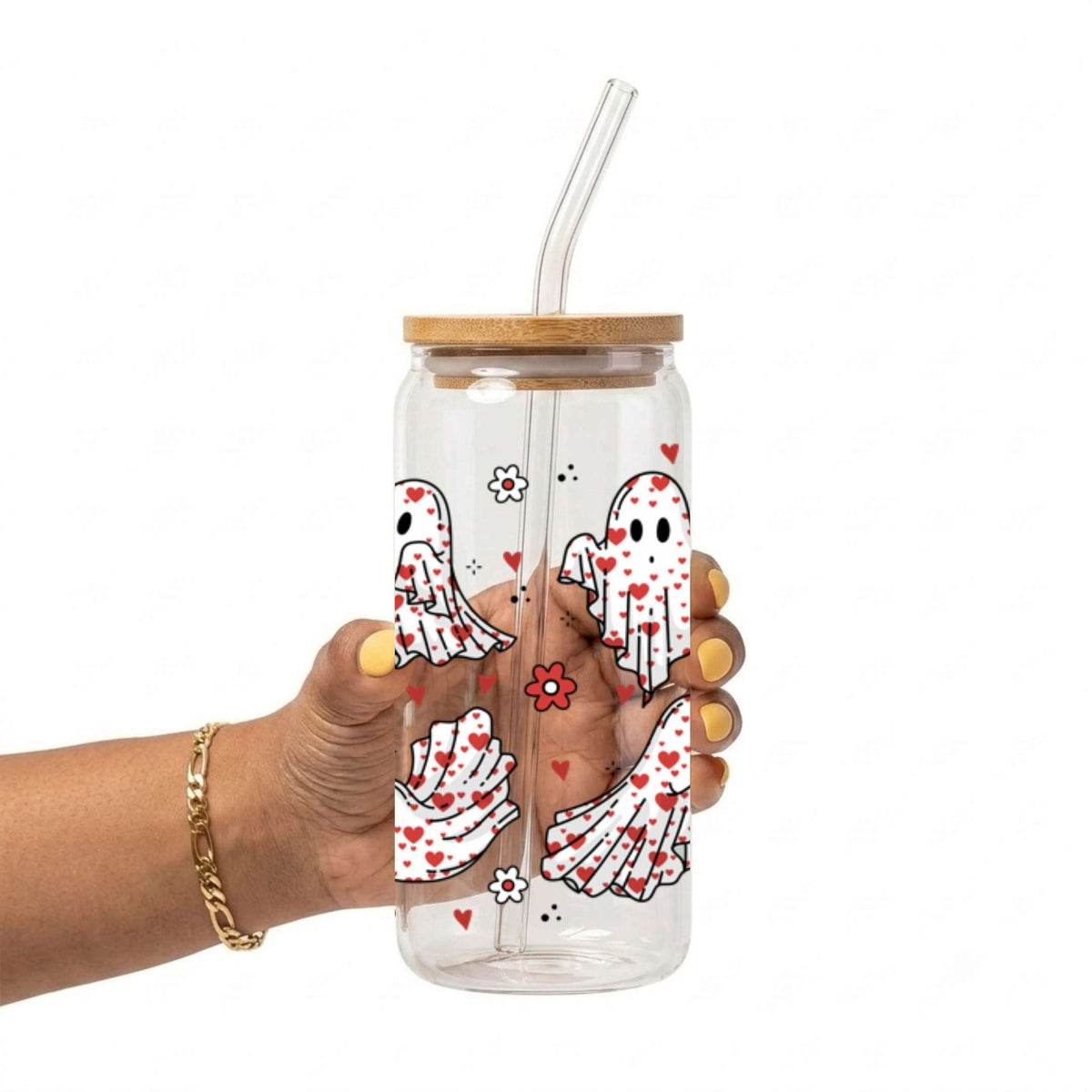 Boo, I Love You Glass Cup