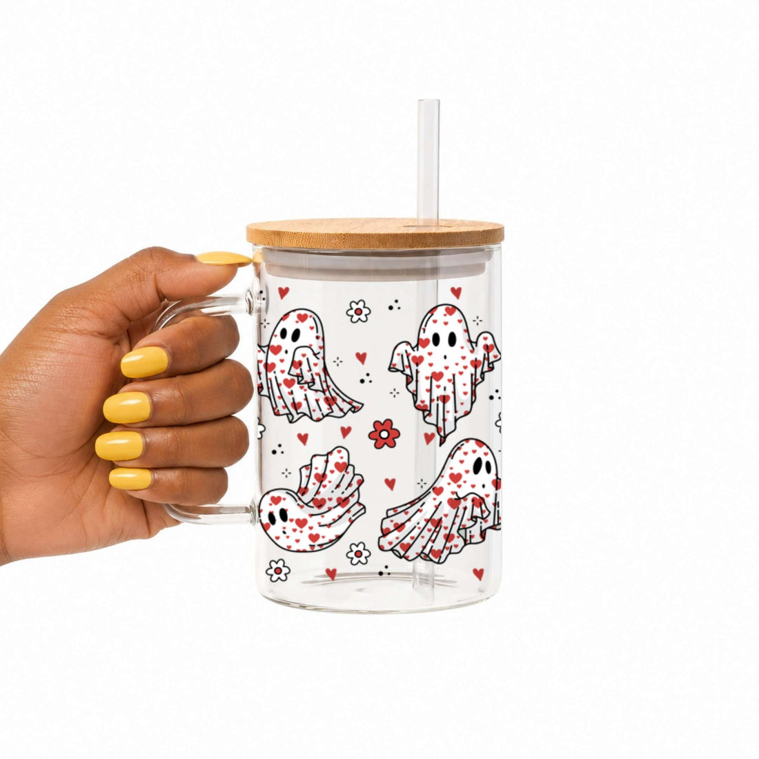 Boo, I Love You Glass Cup