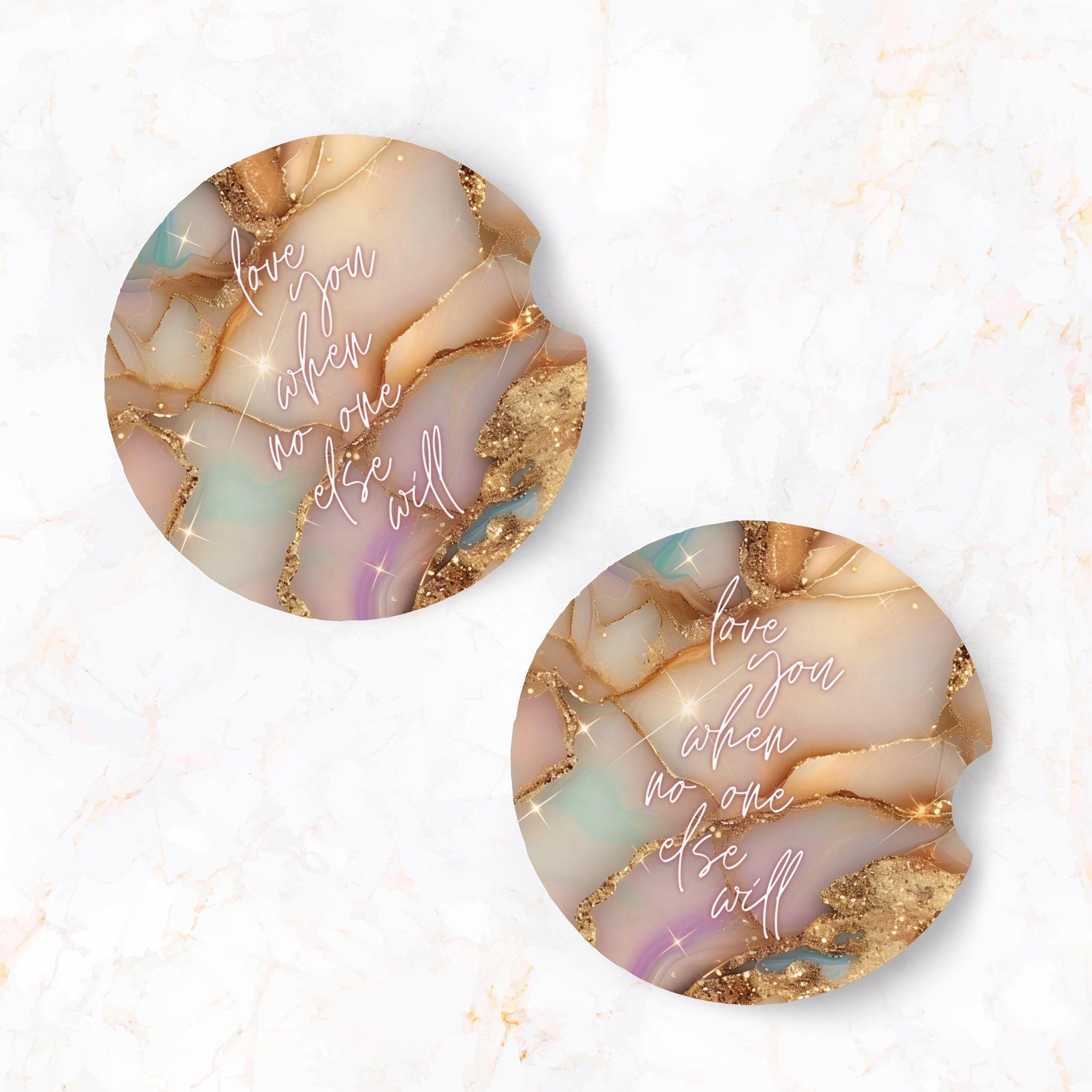 Car Coaster Set, Pack of 2 Car Coaster