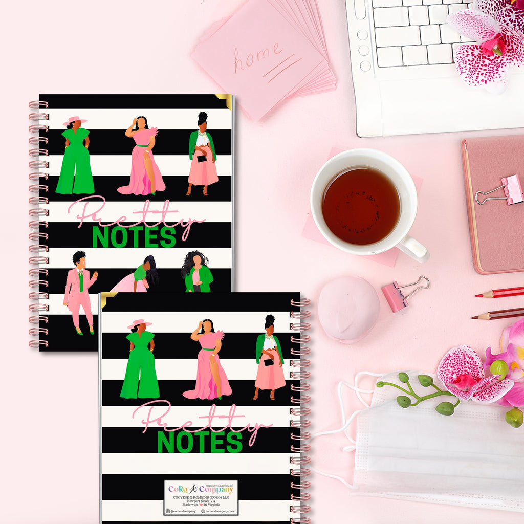 Pretty Notes Sorority Keepsake Notebook - CoRo & Company