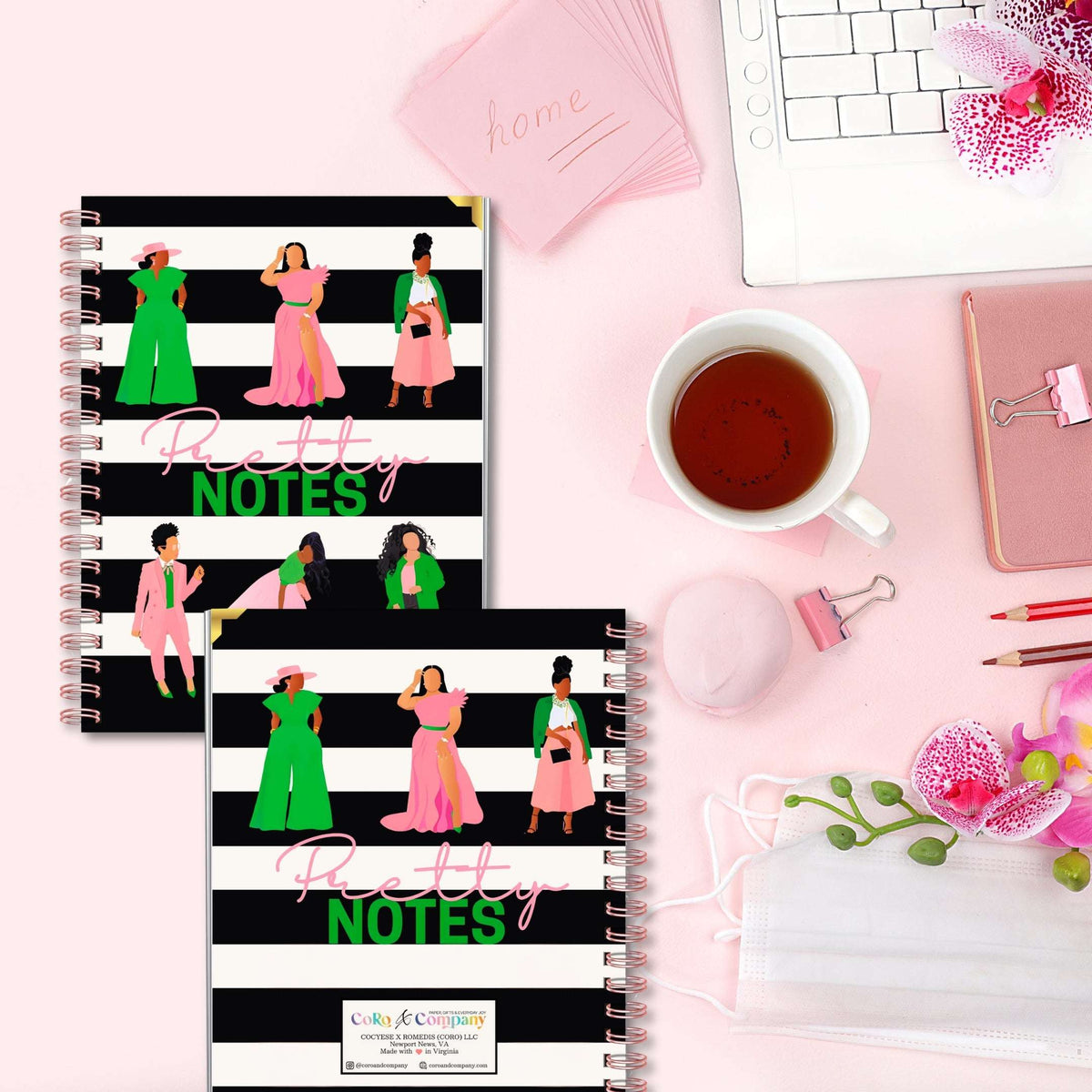 Pretty Notes Sorority Keepsake Notebook - CoRo & Company