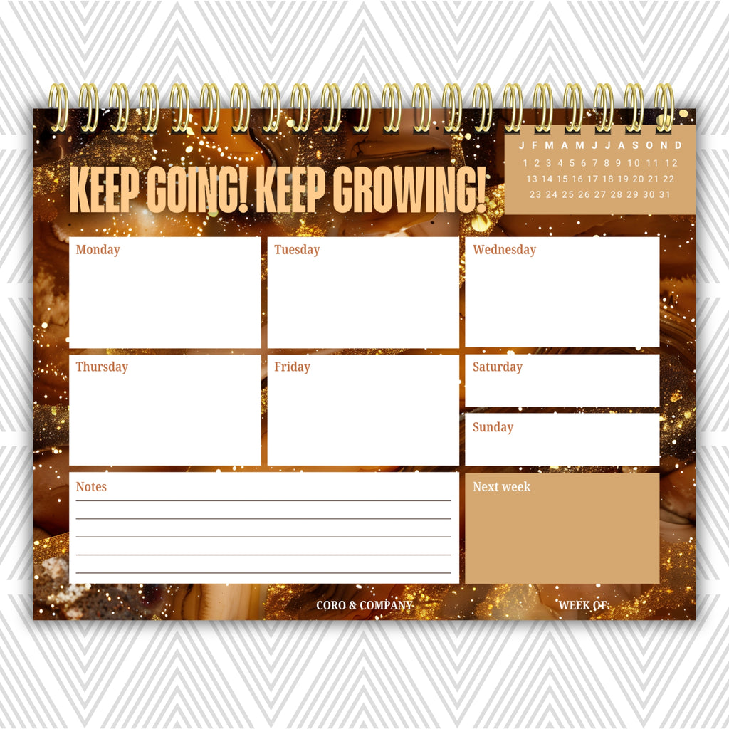 Weekly Desk Planner • 8.5 x 11" - CoRo & Company