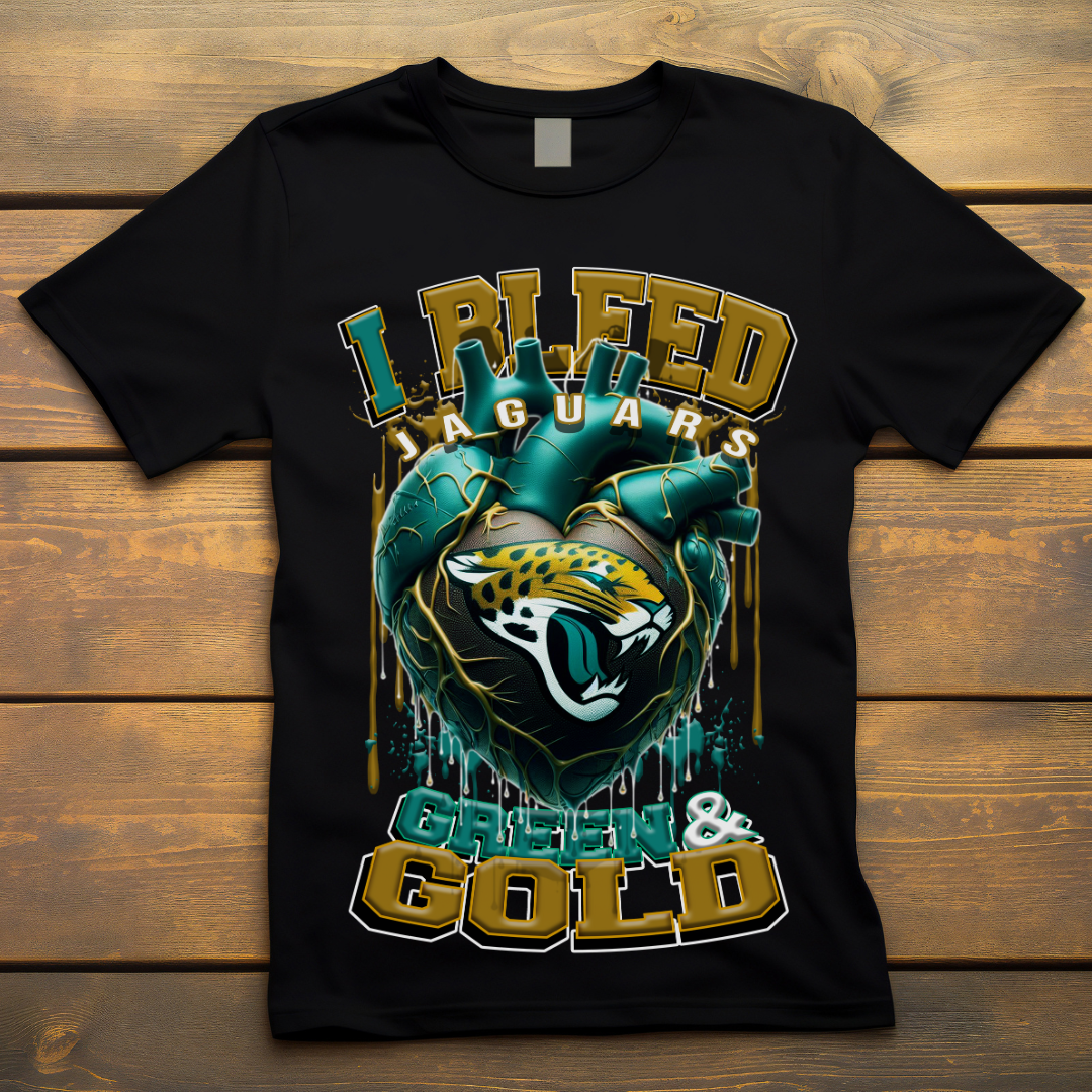 I Bleed Jaguars Tee • Unisex T-Shirt T-Shirt